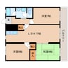 大和路線・関西本線/王寺駅 徒歩13分 3階 築43年 3LDKの間取り