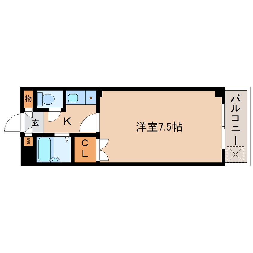 間取図 大和路線・関西本線/三郷駅 徒歩8分 2階 築32年