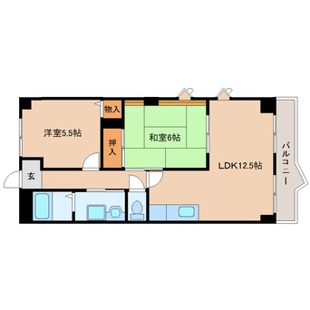 間取図 大和路線・関西本線/法隆寺駅 徒歩13分 3階 築23年