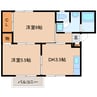 大和路線・関西本線/王寺駅 バス:13分:停歩1分 2階 築27年 2DKの間取り