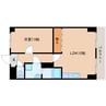 大和路線・関西本線/王寺駅 徒歩3分 3階 築36年 1LDKの間取り