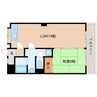 大和路線・関西本線/王寺駅 徒歩5分 4階 築44年 1LDKの間取り