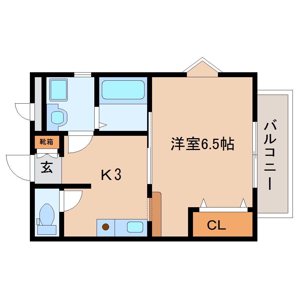 間取り図 大和路線・関西本線/王寺駅 徒歩8分 2階 築27年