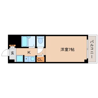 間取図 大和路線・関西本線/三郷駅 徒歩3分 2階 築27年