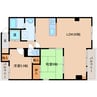大和路線・関西本線/王寺駅 徒歩5分 5階 築34年 2LDKの間取り