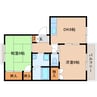 大和路線・関西本線/三郷駅 徒歩12分 2階 築35年 2DKの間取り