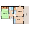 大和路線・関西本線/三郷駅 徒歩12分 1階 築35年 2DKの間取り
