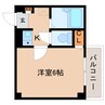大和路線・関西本線/王寺駅 徒歩6分 3階 築27年 1Kの間取り