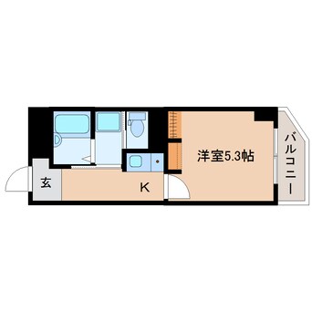 間取図 大和路線・関西本線/三郷駅 徒歩1分 4階 築38年