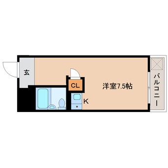 間取図 大和路線・関西本線/三郷駅 徒歩1分 2階 築38年