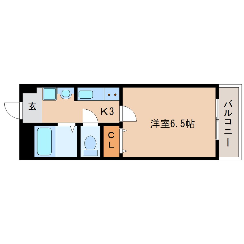 間取図 大和路線・関西本線/三郷駅 徒歩2分 2階 築37年