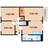 大和路線・関西本線/三郷駅 徒歩10分 1階 築33年 3DKの間取り