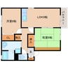 大和路線・関西本線/王寺駅 徒歩9分 1階 築26年 2LDKの間取り