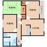 大和路線・関西本線/三郷駅 徒歩6分 1階 築34年 3LDKの間取り