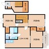 近鉄生駒線/勢野北口駅 徒歩1分 2階 築21年 3LDKの間取り