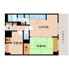 大和路線・関西本線/王寺駅 徒歩1分 4階 築22年 2LDKの間取り