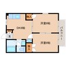 大和路線・関西本線/王寺駅 バス:13分:停歩1分 2階 築28年 2DKの間取り