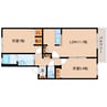 和歌山線/志都美駅 徒歩11分 2階 築21年 2LDKの間取り