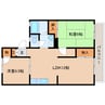 大和路線・関西本線/王寺駅 徒歩15分 1階 築38年 2LDKの間取り