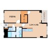 近鉄生駒線/竜田川駅 徒歩1分 2階 築31年 1LDKの間取り