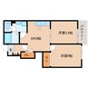 大和路線・関西本線/三郷駅 徒歩14分 1階 築20年 2DKの間取り