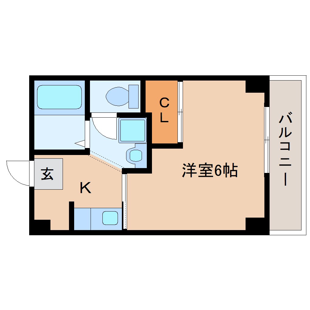 間取り図 大和路線・関西本線/三郷駅 徒歩6分 2階 築30年