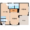 大和路線・関西本線/三郷駅 徒歩6分 1階 築30年 2DKの間取り