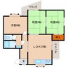 大和路線・関西本線/王寺駅 バス:10分:停歩2分 2階 築34年 3LDKの間取り
