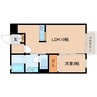 大和路線・関西本線/法隆寺駅 徒歩15分 2階 築18年 1LDKの間取り