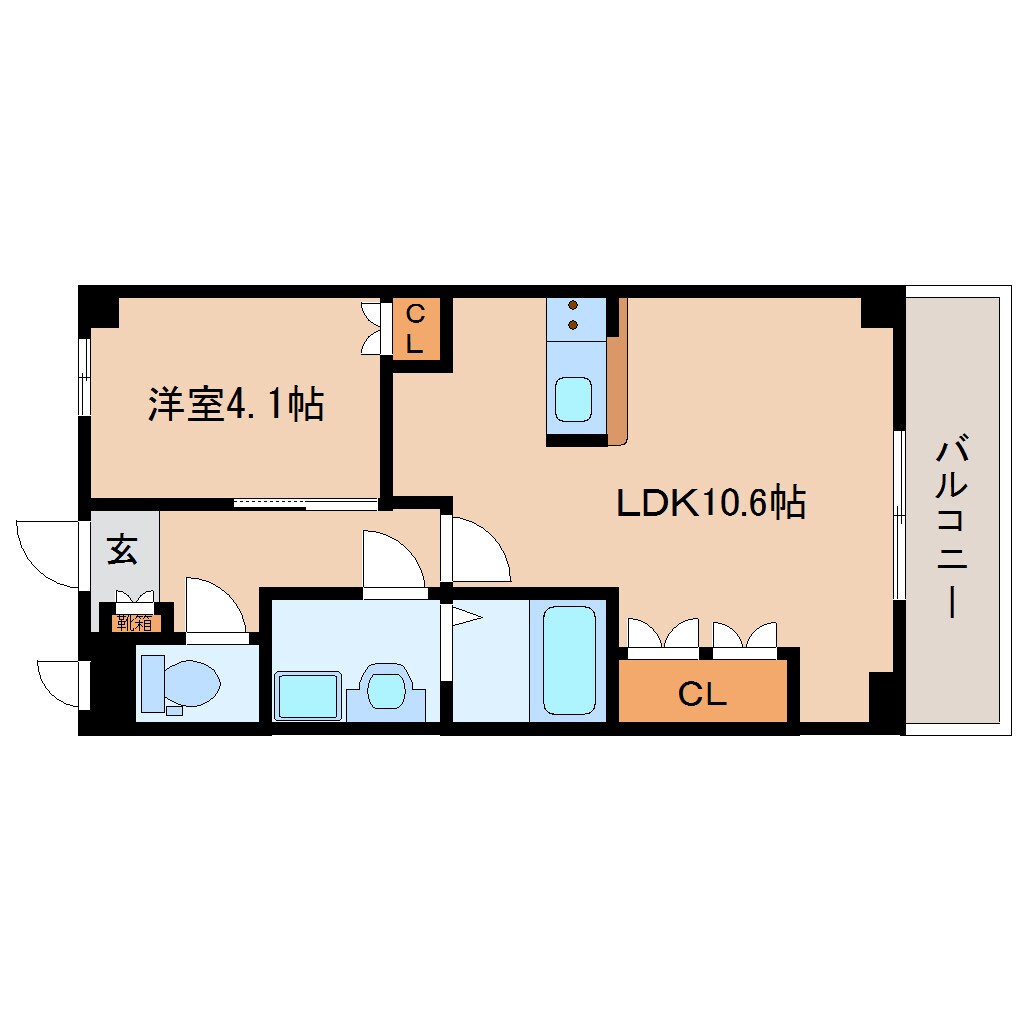 間取り図 大和路線・関西本線/王寺駅 バス10分友紘会病院前下車:停歩1分 3階 築18年