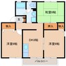 大和路線・関西本線/三郷駅 徒歩8分 1階 築29年 3DKの間取り