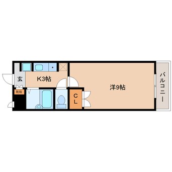 間取図 大和路線・関西本線/王寺駅 バス7分中山台２丁目下車:停歩3分 4階 築25年