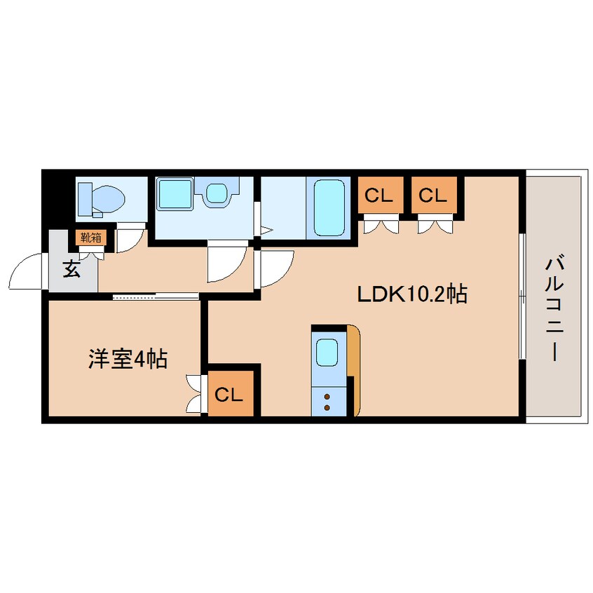 間取図 大和路線・関西本線/王寺駅 バス10分高塚台１丁目下車:停歩10分 2階 築16年