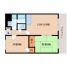 大和路線・関西本線/法隆寺駅 徒歩8分 2階 築26年 2LDKの間取り