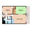 大和路線・関西本線/法隆寺駅 徒歩8分 1階 築26年 2LDKの間取り