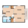 大和路線・関西本線/三郷駅 徒歩13分 2階 築29年 2DKの間取り