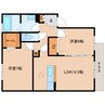 和歌山線/畠田駅 徒歩8分 1階 築16年 2LDKの間取り
