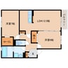 和歌山線/畠田駅 徒歩8分 2階 築16年 2LDKの間取り