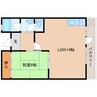大和路線・関西本線/王寺駅 徒歩12分 2階 築39年 1LDKの間取り