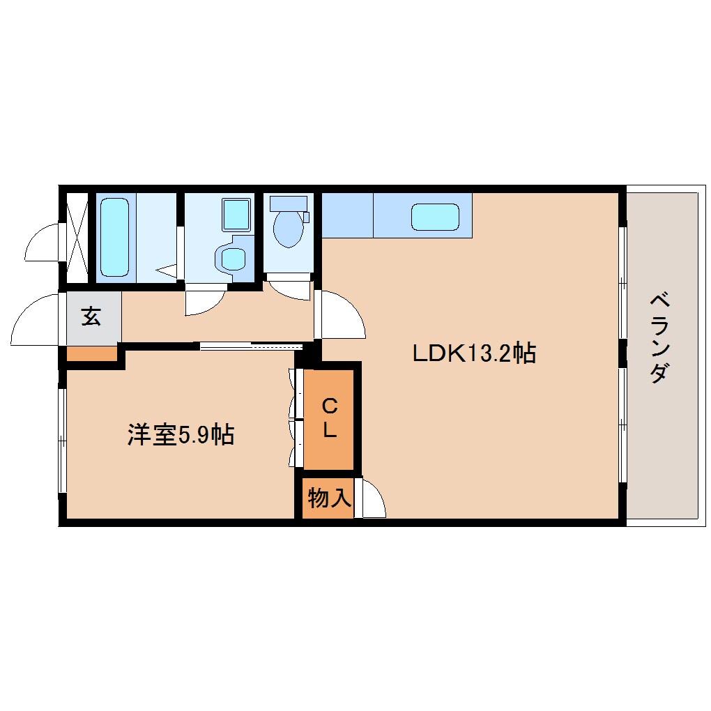 間取り図 和歌山線/香芝駅 徒歩15分 2階 築16年