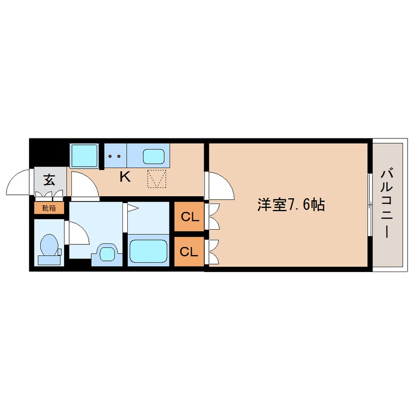 間取図 和歌山線/畠田駅 徒歩3分 1階 築15年