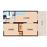 大和路線・関西本線/王寺駅 徒歩3分 1階 築47年 2LDKの間取り