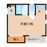 大和路線・関西本線/法隆寺駅 徒歩2分 3階 築27年 1Rの間取り