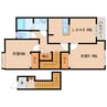 近鉄生駒線/東山駅 徒歩11分 2階 築14年 2LDKの間取り