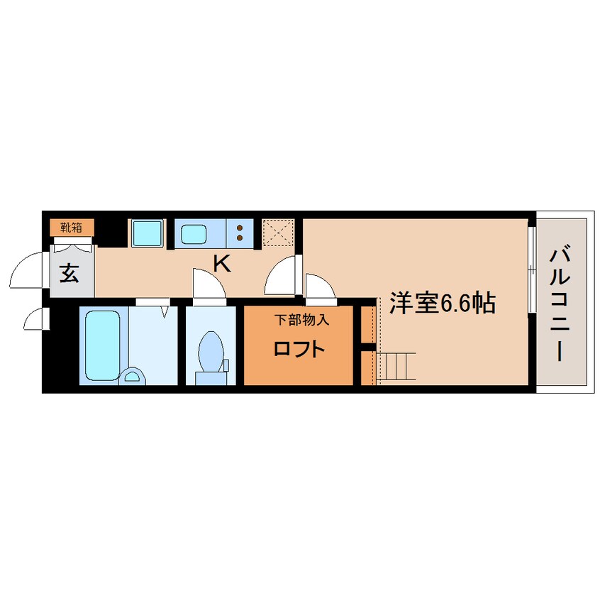 間取図 大和路線・関西本線/王寺駅 徒歩5分 3階 築17年