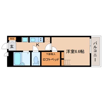 間取図 大和路線・関西本線/王寺駅 徒歩5分 1階 築15年