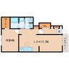 和歌山線/畠田駅 徒歩15分 1階 築13年 1LDKの間取り