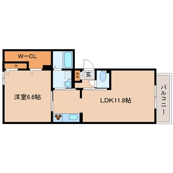 間取図 大和路線・関西本線/王寺駅 徒歩4分 2階 築12年