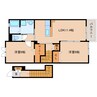 大和路線・関西本線/三郷駅 徒歩3分 2階 築11年 2LDKの間取り