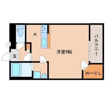 間取図 近鉄田原本線/箸尾駅 徒歩7分 2階 築15年